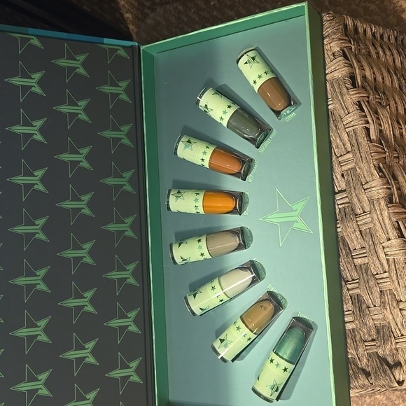 Jeffree Star-NWT-Cosmetics "Money Honey" Liquid Lipstick Mini Green Bundle - Picture 9 of 17